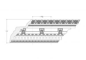 2D View image of Plaster Crown Moulding – DC516-478