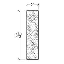 Side View image of Plaster Panel – DC408-165C