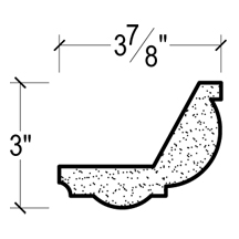 Side View image of Plaster Cove Lighting – DC503-123