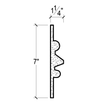 Side View image of Plaster Panel Moulding – DC401-616