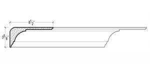 2D View of Plaster Crown Moulding – DC503-622 2D View image of Plaster Crown Moulding – DC503-622