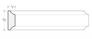 2D View image of Plaster Panel Moulding – DC401-680