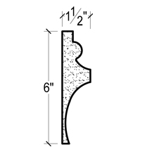 Side View image of Plaster Panel Moulding – DC405-703
