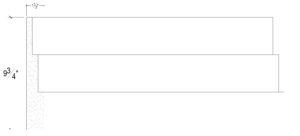 2D View image of Plaster Panel Moulding – DC409-382B