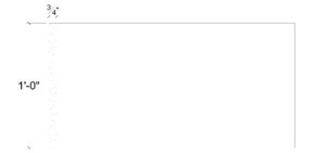 2D View of Plaster Flat Panel Moulding – DC412-165D 2D View image of Plaster Flat Panel Moulding – DC412-165D