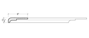 2D View image of Plaster Crown Moulding – DC501-174B