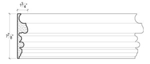 2D View image of Plaster Panel Moulding – DC408-602