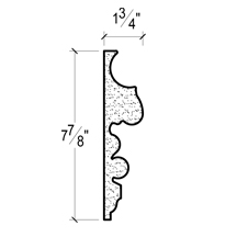 Side View image of Plaster Panel Moulding – DC408-602