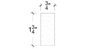 Side View image of Plaster Flat Panel – DC401-165D