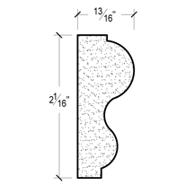 Side View image of Plaster Panel Moulding – DC402-636A