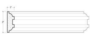 2D View image of Plaster Panel Moulding – DC403-578