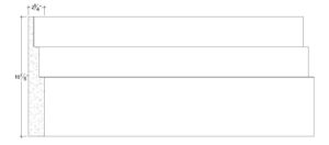2D View image of Plaster Panel Moulding – DC416-182