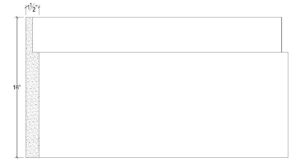 2D View image of Plaster Panel Moulding – DC416-382C