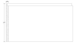 2D View image of Plaster Panel Moulding – DC417-382