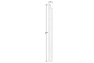 Side View image of Plaster Panel Moulding – DC417-382