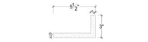 Side View image of Plaster Cove Lighting – DC503-284F