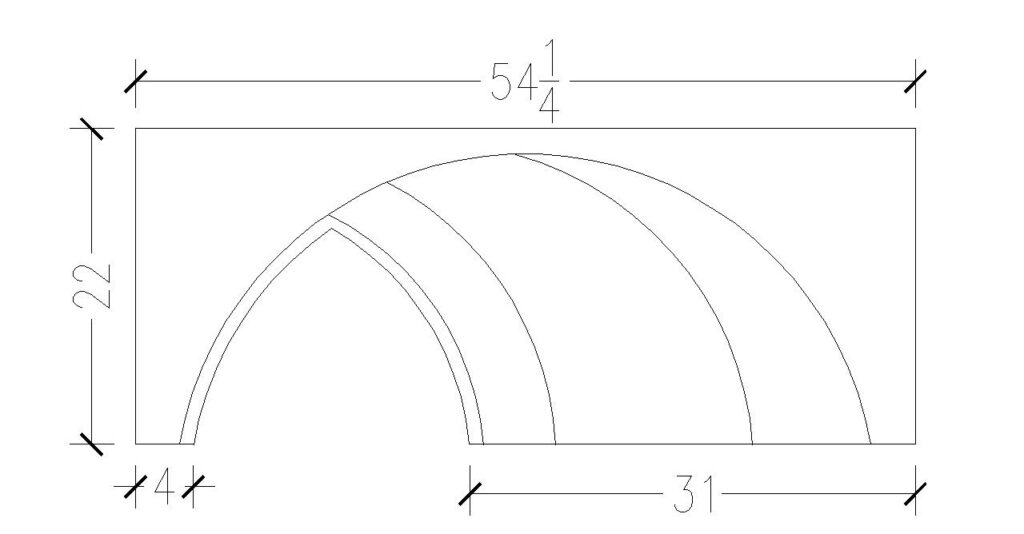 image of Plaster Niche Top – DC104-754