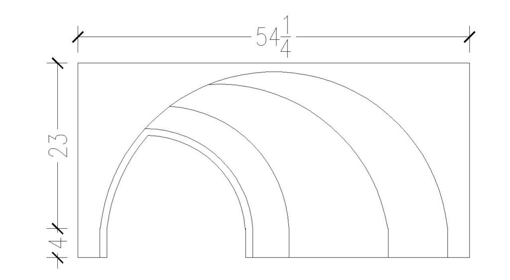 Plaster Niche Top – DC104-754B