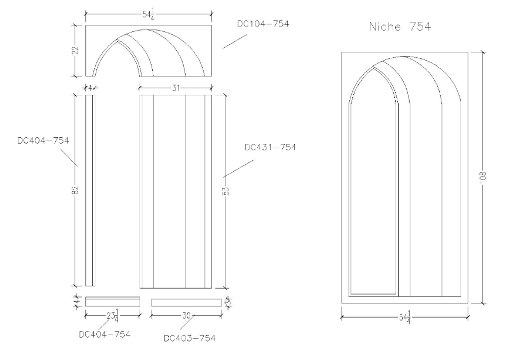 image of Plaster Niche 754