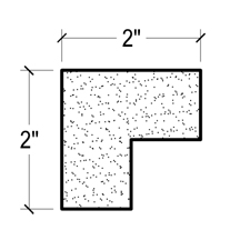Side View of Plaster Crown Moulding – DC502-719 Side View image of Plaster Crown Moulding – DC502-719