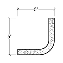 Side View image of Plaster Crown Moulding – DC505-728