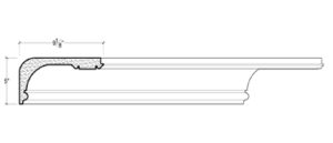 2D View image of Plaster Crown Moulding – DC505-730