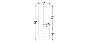 Side View image of Plaster Panel – DC403-382F