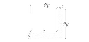 Side View image of Plaster Cove Lighting – DC503-284H