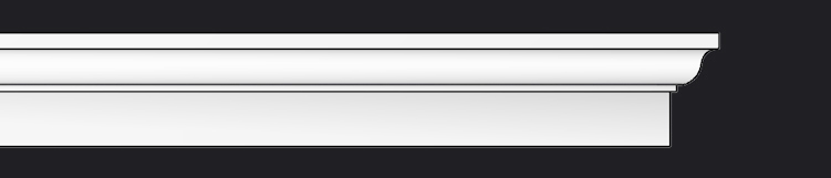 Plaster Crown Moulding – DC504-734 Plaster Crown Moulding – DC504-734