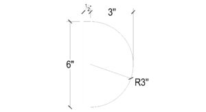 Side View image of Plaster Panel Moulding – DC406-679