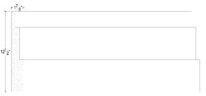 2D View of Plaster Panel Moulding – DC412-182B 2D View image of Plaster Panel Moulding – DC412-182B