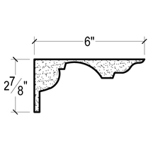 Side View image of Plaster Crown Moulding – DC502-769