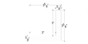 Side View image of Plaster Cove Lighting – DC503-284I