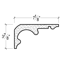 Side View image of Plaster Crown Moulding – DC503-759