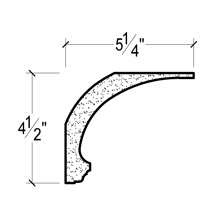 Side View image of Plaster Crown Moulding – DC504-791
