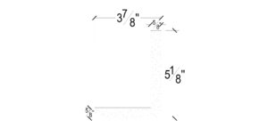 Side View image of Plaster Cove Lighting – DC505-284