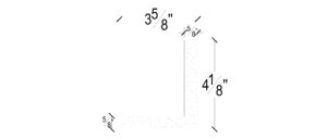 Side View of Plaster Cove Lighting – DC504-284B Side View image of Plaster Cove Lighting – DC504-284B