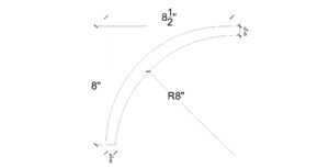 Side View of Plaster Cove Moulding – DC508-121C Side View image of Plaster Cove Moulding – DC508-121C