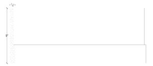 2D View image of Plaster Panel Moulding – DC409-382D