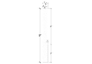 Side View image of Plaster Panel Moulding – DC409-382D