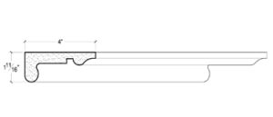 2D View image of Plaster Crown Moulding – DC501-759
