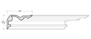 2D View image of Plaster Crown Moulding – DC505-840