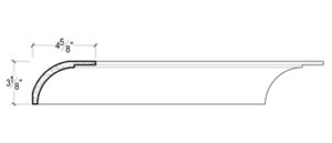 2D View image of Plaster Crown Moulding – DC503-174I