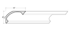 2D View image of Plaster Crown Moulding – DC506-483