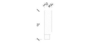 Side View image of Plaster Panel – DC401-779