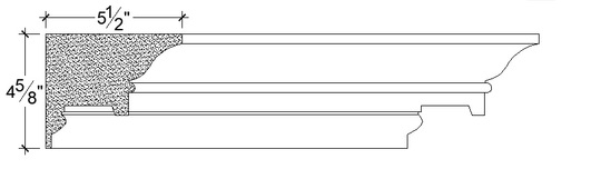Plaster Crown Moulding – DC504-329
