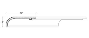 2D View image of Plaster Crown Moulding – DC504-814