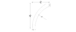 Side View image of Plaster Cove Moulding – DC505-121I