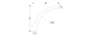 Side View image of Plaster Cove Moulding – DC505-121J