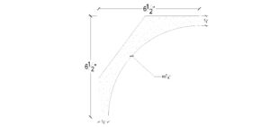 Side View of Plaster Cove Moulding – DC506-121F Side View image of Plaster Cove Moulding – DC506-121F